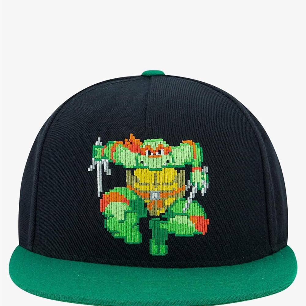 Black TMNT Snapback Cap by Black